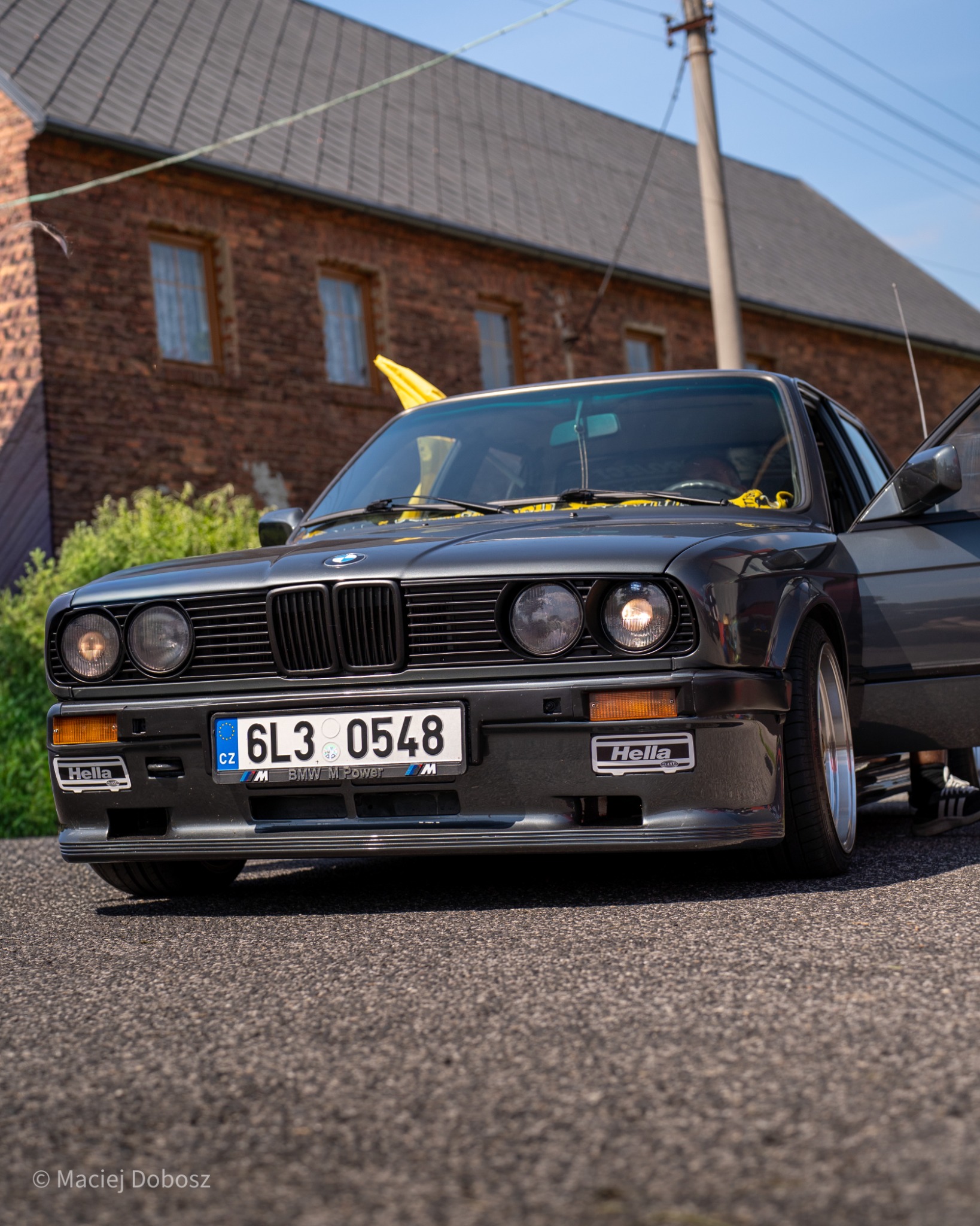 Classic BMW E30 at the event