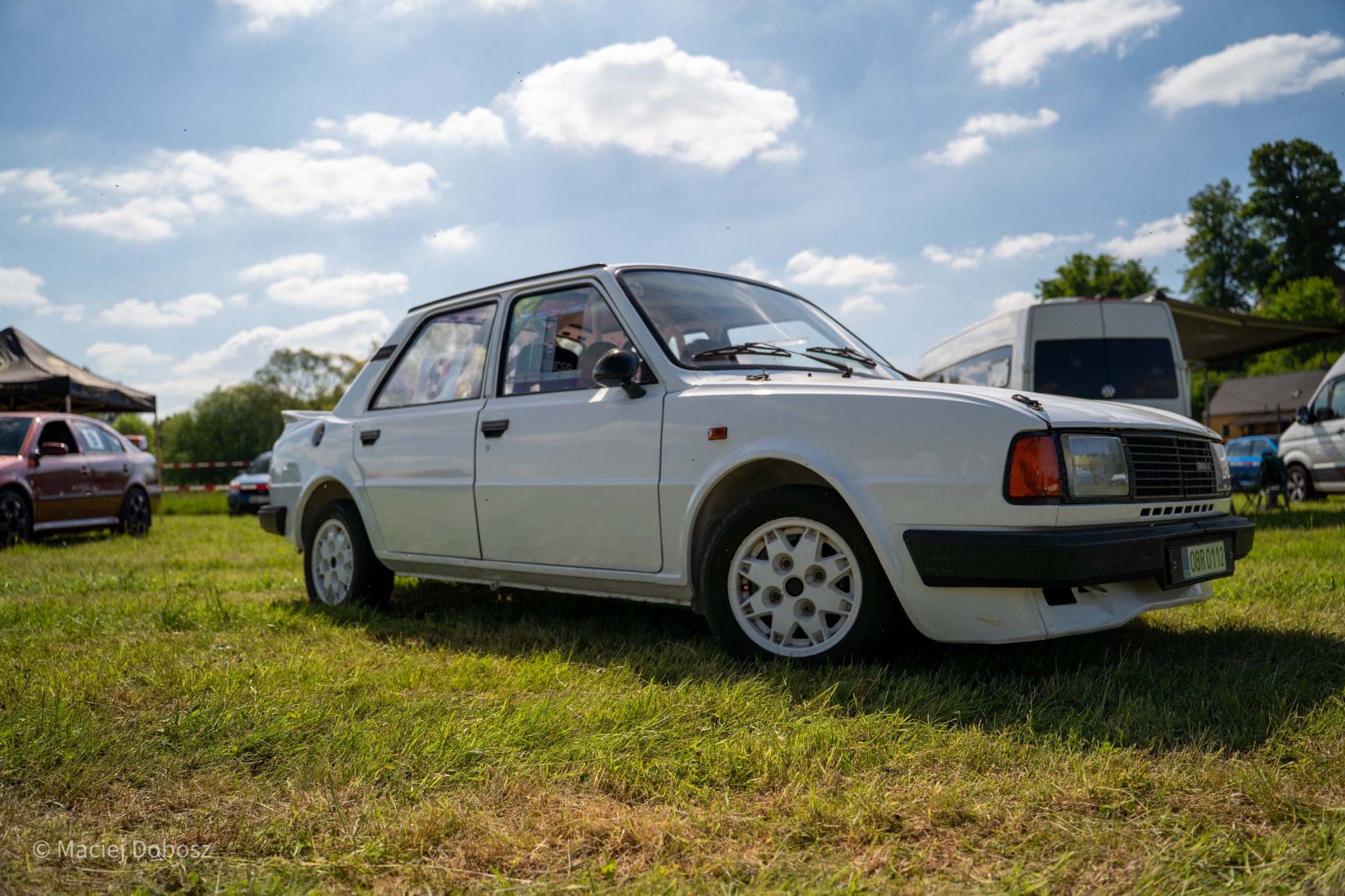 Classic Skoda at Rally Frýdlant in the Czech Republic